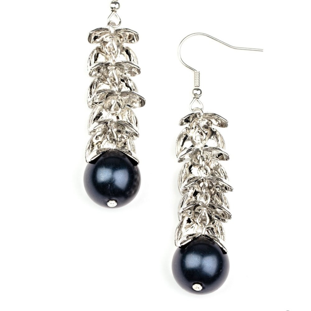 Ocean FROND Property - Blue Earrings - Picture 2 of 2